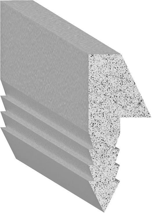 Cross-section drawing of DD-032